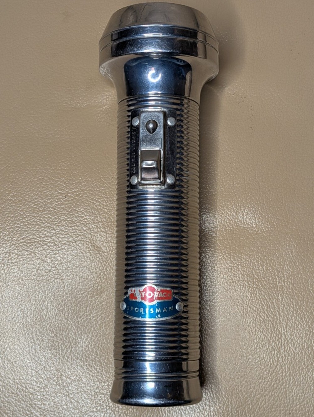 Vintage Ray-O-Vac  Sportsman Chrome Flashlight - Tested